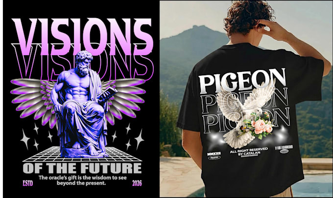 create custom luxury streetwear design for clothing brand