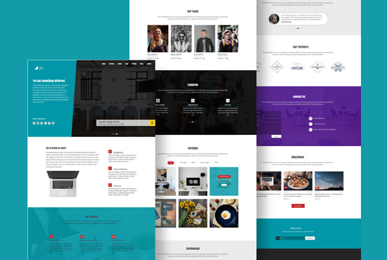 create one page wordpress website or landing page