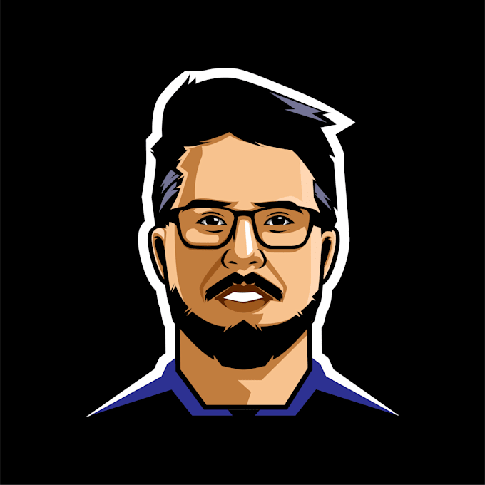 make mascot logo face for youtube,mixer or twitch channel