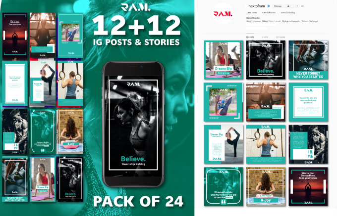create editable professional social media templates in canva