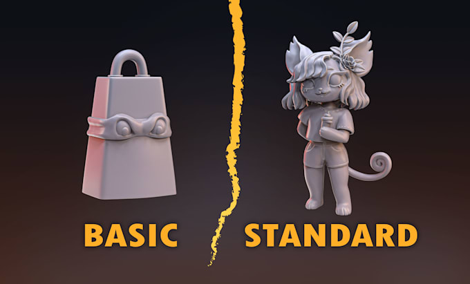 sculpt high quality 3d models,characters,statues for 3d printing rendering