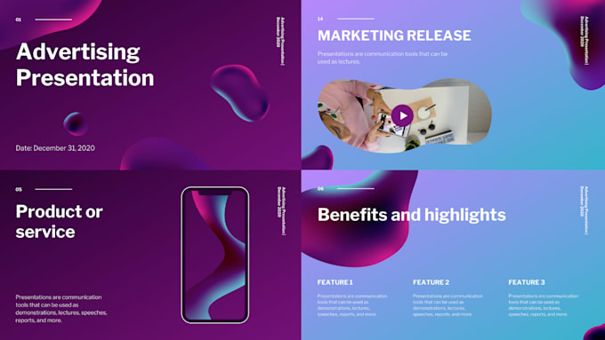 design professional presentation powerpoint, google slides
