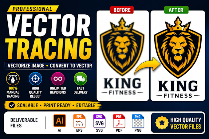 vector tracing logo, vectorize image, convert to vector