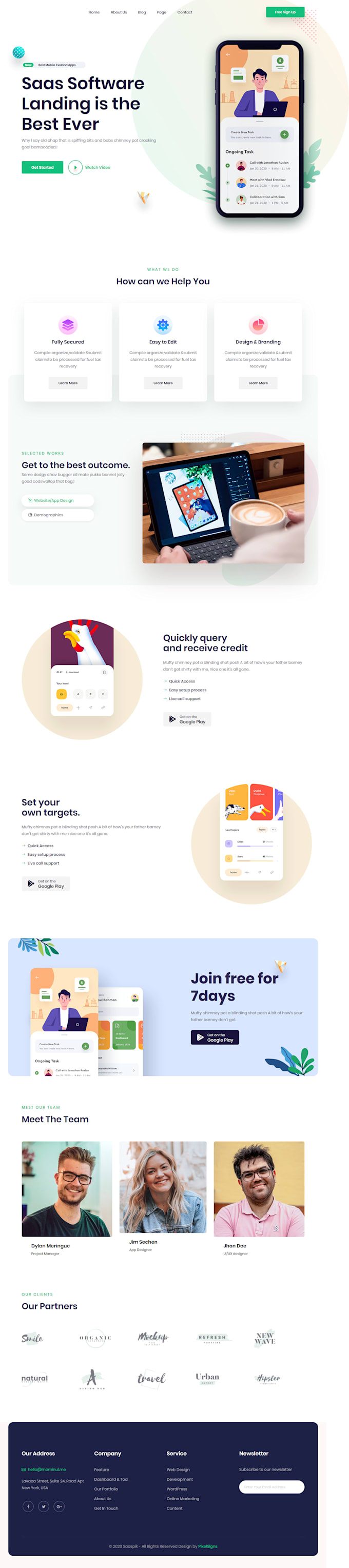 build wordpress landing page sales page or sales funnel