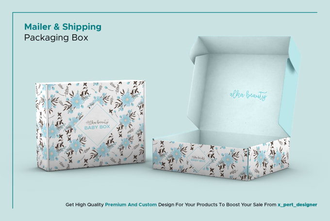 design packaging box of any product
