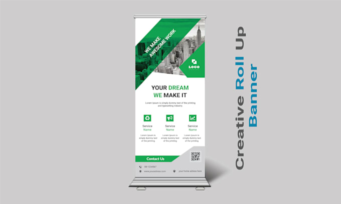 professional roll up banner design