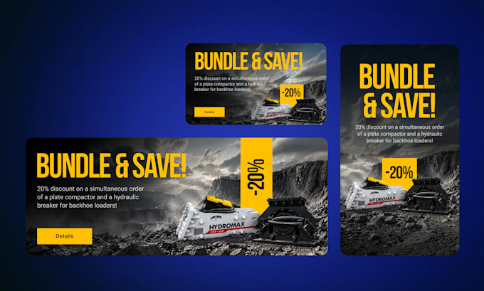 design professional website banners, hero images and web ads