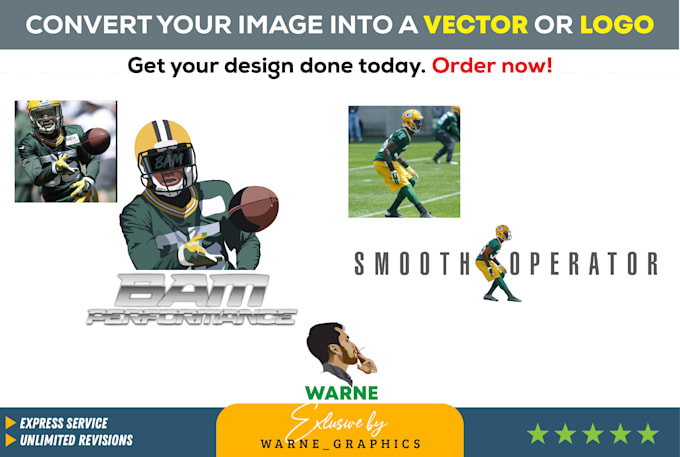 convert your image into vector or logo