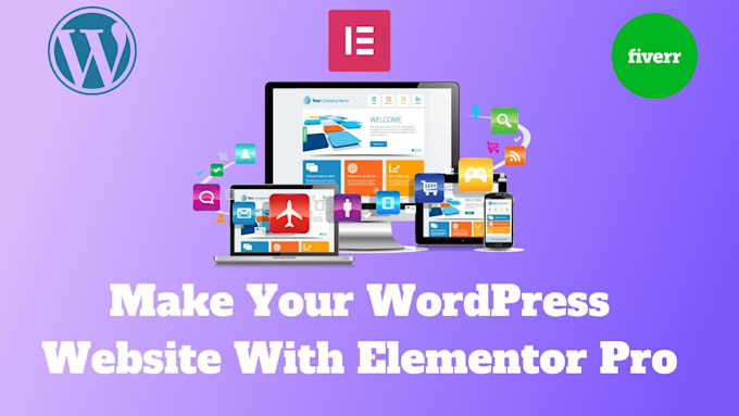 design a landing page and full wordpress website using elementor pro