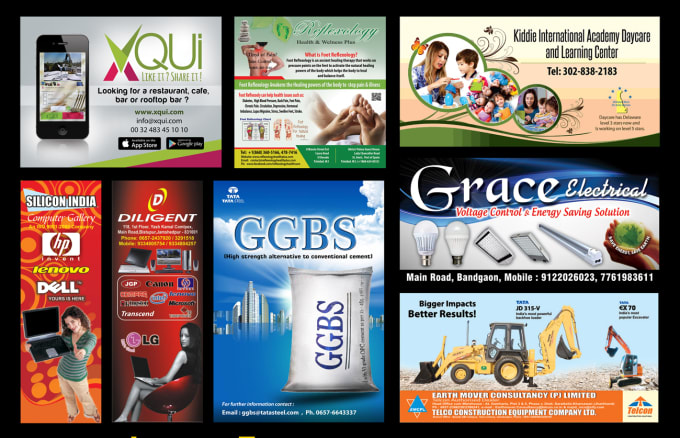 design creative banners for outdoor ad