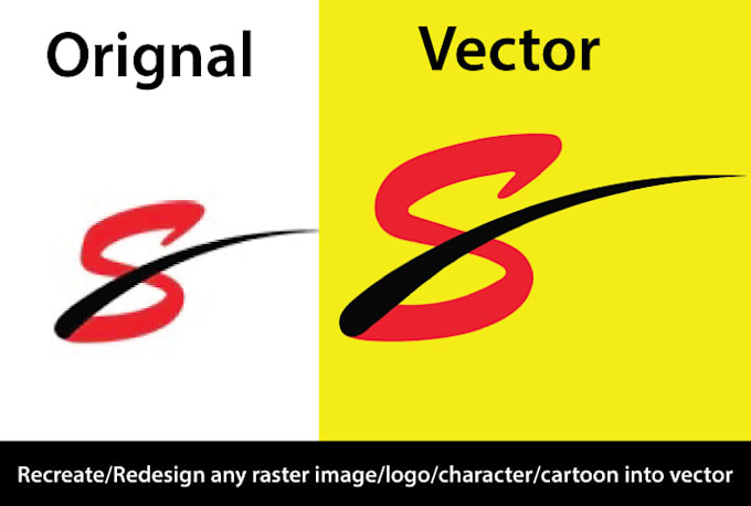 trace, modify, recreate or vectorize your logo and images