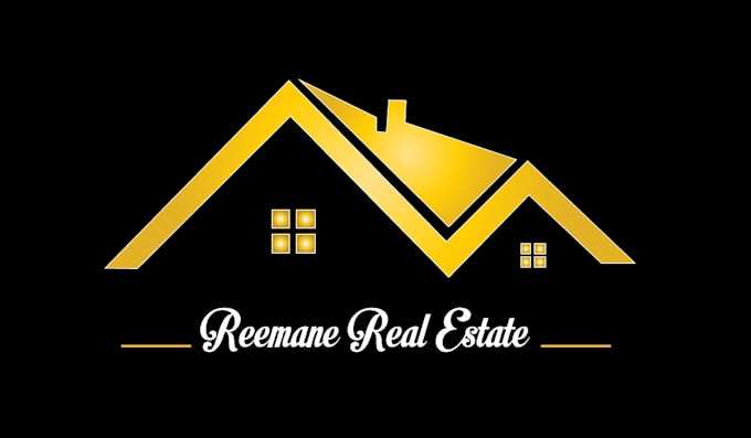 design real estate or roofing logo