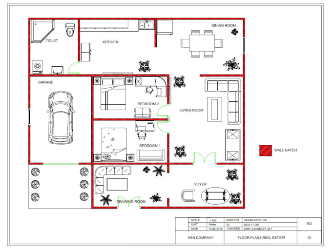 design accurate and amazing floor plans in autocad 2d
