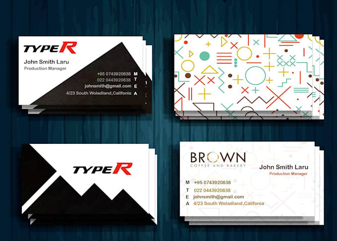 design professional business cards