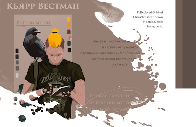 Make character design sheet by Kai_kamoi | Fiverr