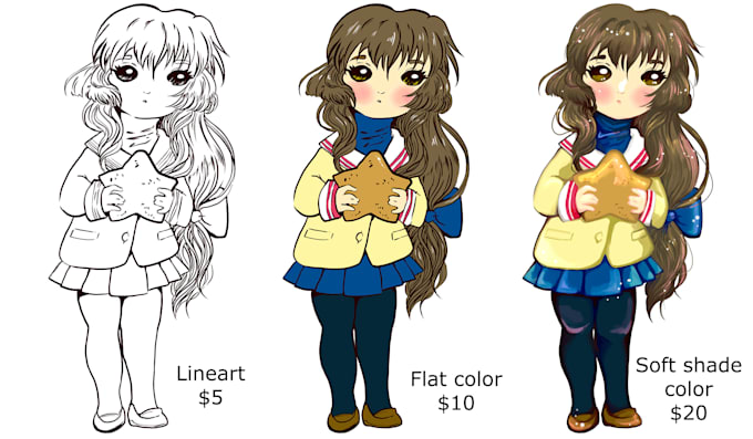 Draw Cute Chibi Anime Character By Conejovlanco