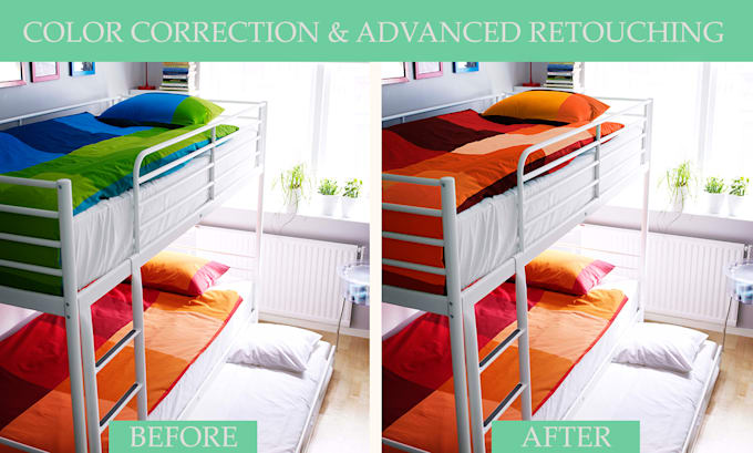 professionally color correct and retouch images