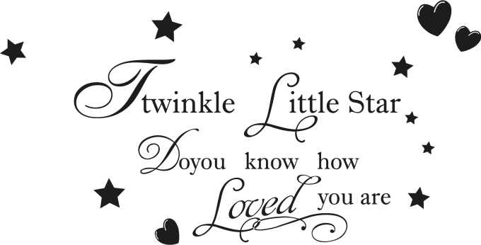 create silhouette, beautiful word wall stickers design