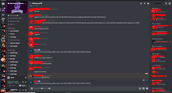 make you a custom discord server with bots