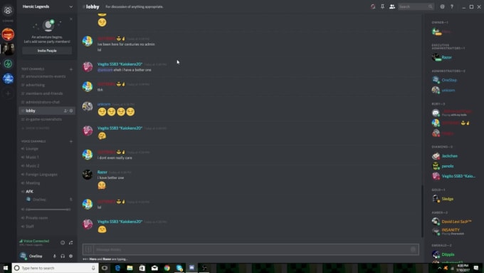 create a discord server fo you and your friends.