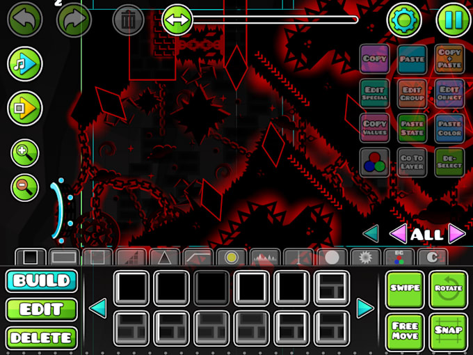 Decorate a gd level hell theme by Lacemonitorboi Fiverr