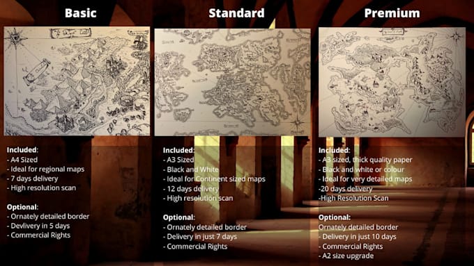 create an awesome fantasy map for you