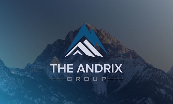 design a modern minimalist logo and authoritative brand identity for businesses