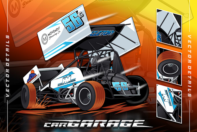draw your car or any vehicles into vector illustration