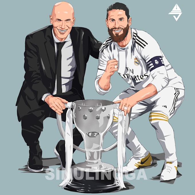 draw your favorite football player into cartoon