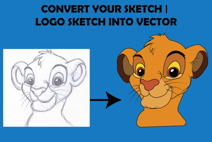 Convert your sketch or drawing into vector by O10lexeus | Fiverr