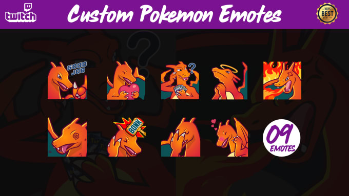design discord emojis twitch emotes sub badges facebook stickers youtube emojis