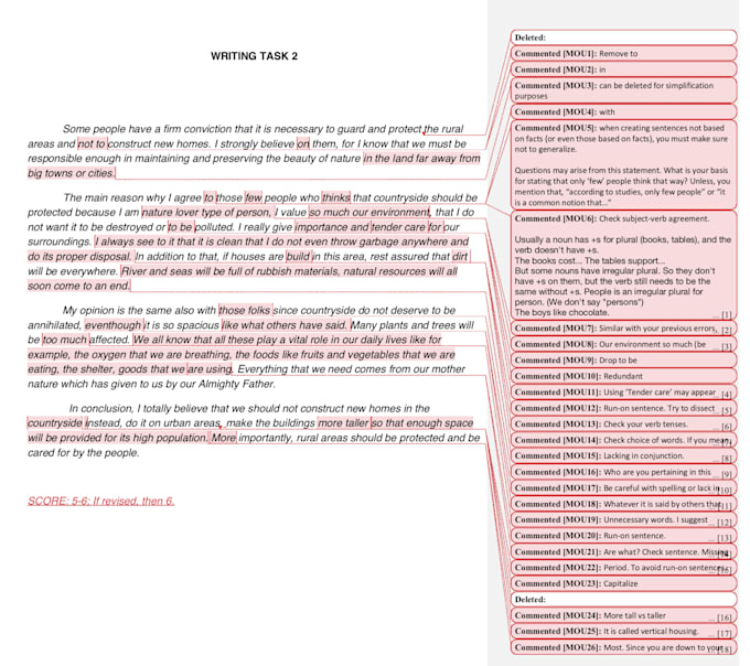 proofread essays or articles for you