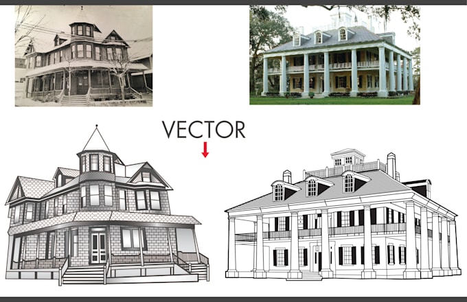 vectorize convert your logo,image to black and white 1 hr