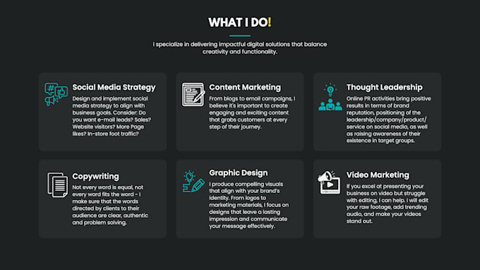 be your social media manager and content creator