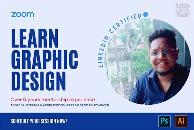 teach graphic design adobe illustrator photoshop logo design