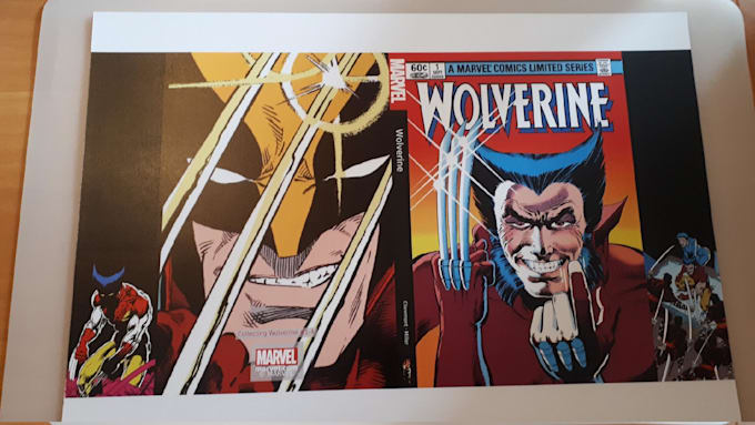 design a dustjacket for your hardcover comic book