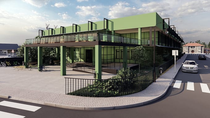make 3d architecture renderings