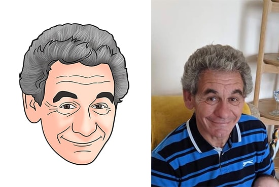 draw your realistic caricature portrait