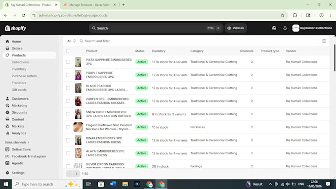 perfectly add products to your ecommerce store, shopify, woocommerce, amazon