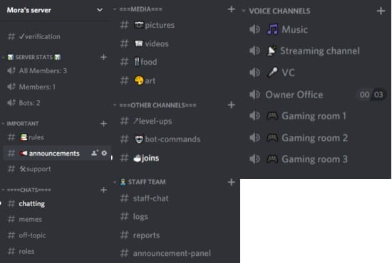 create your discord server community