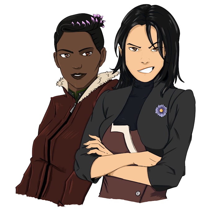 draw your rp character in the style of your choice