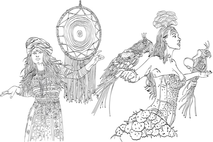 draw illustrations in any style
