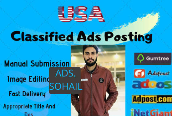post  classified ads on  ad posting sites