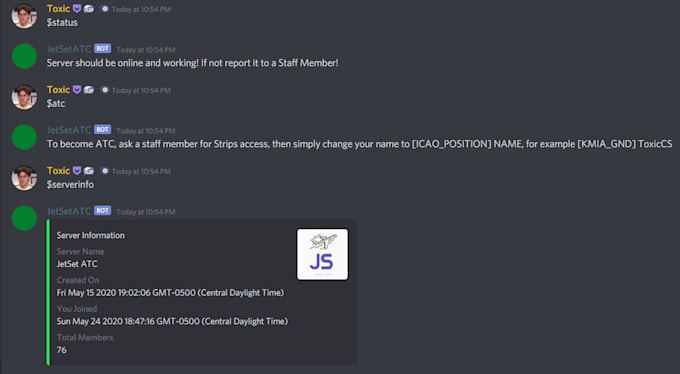 create discord bot for your servers