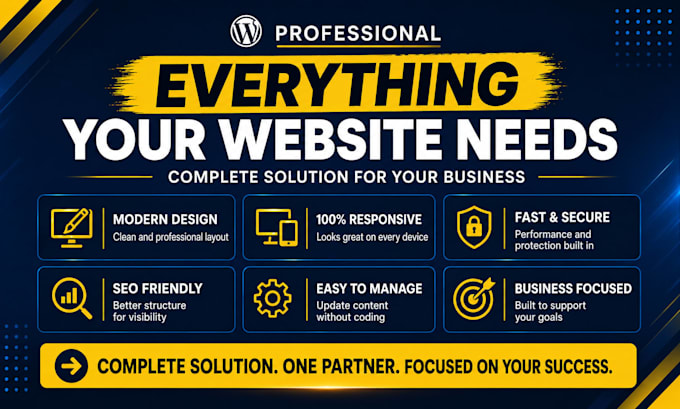 do wordpress website development, design or redesign your wordpress website