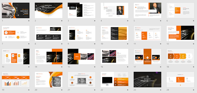 design a custom keynote template
