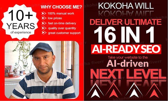deliver an ultimate 16 in 1 ai ready off page SEO promotion