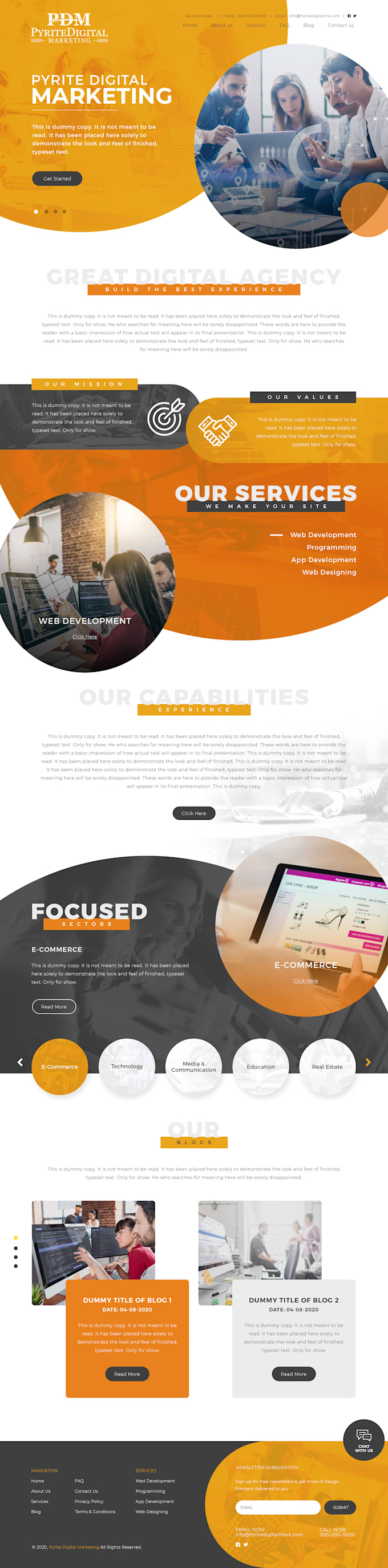 do custom wordpress theme development and unique responsive design