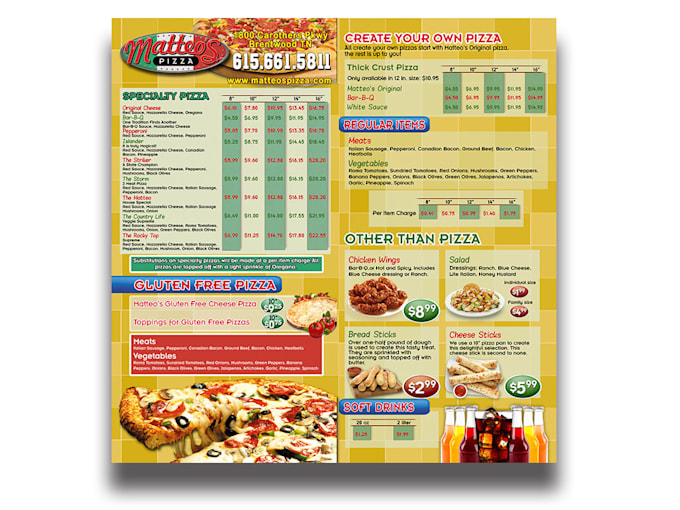 design amazing editable restaurants food menu