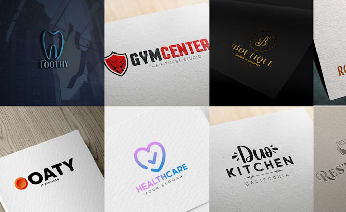 design logo in minimalism or trend style